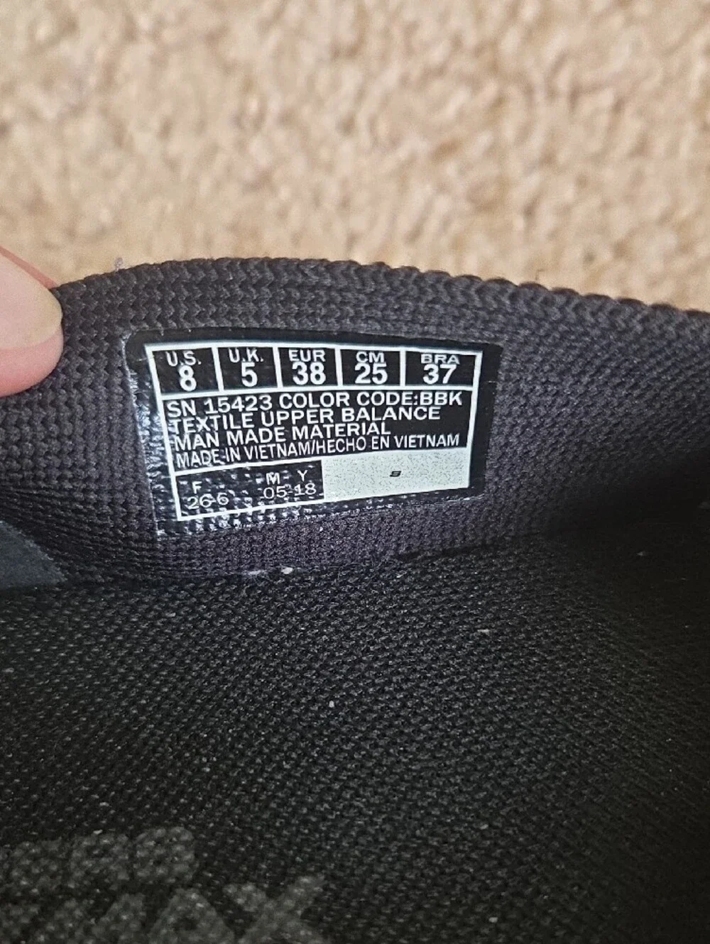 Skechers Black Slip-On Knit Flats